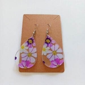 Fashion Jewelry Flowers Dangle Earrings